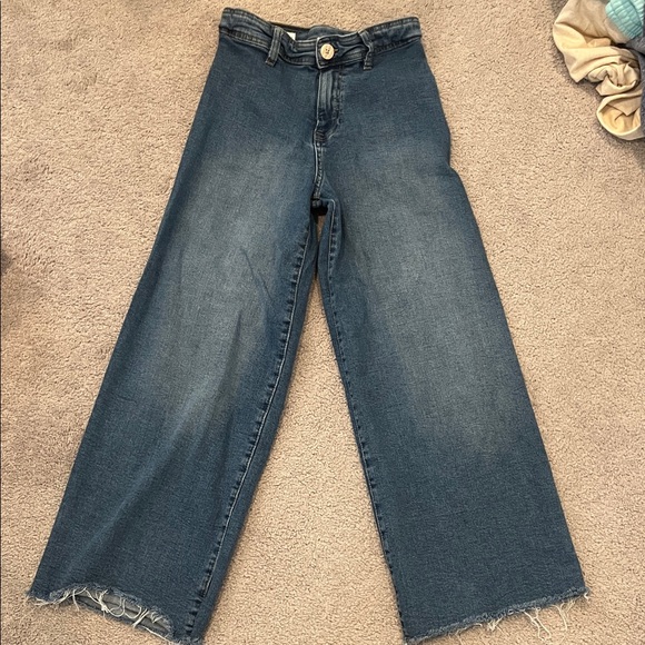 Zara Other - Stylish Blue Wide-Leg Girls Jeans from Zara Size 11-12